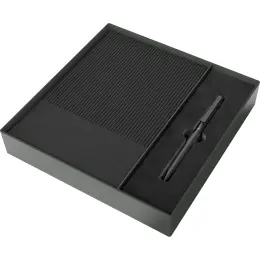 Andy Cartwright Sengetti Ribbed Pen & Notebook Gift Set Gift Box Open